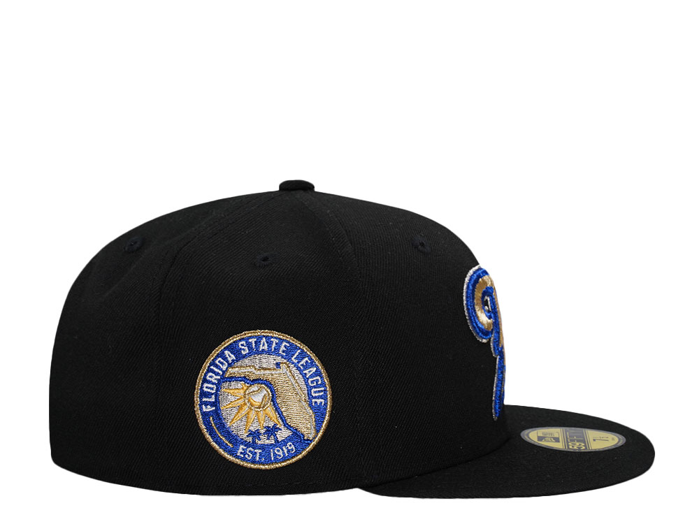 New Era Tampa Tarpons Black Metallic Edition 59Fifty Fitted Hat