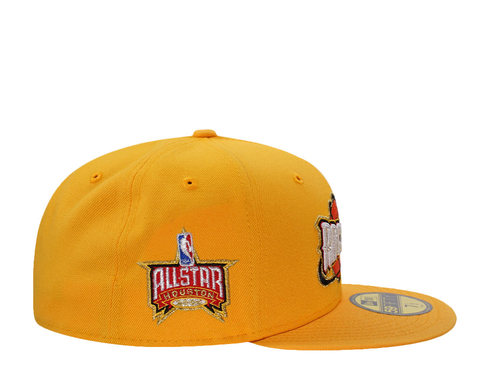 New Era Houston Rockets All Star Game 2006 Gold Prime Edition 59Fifty Fitted Hat