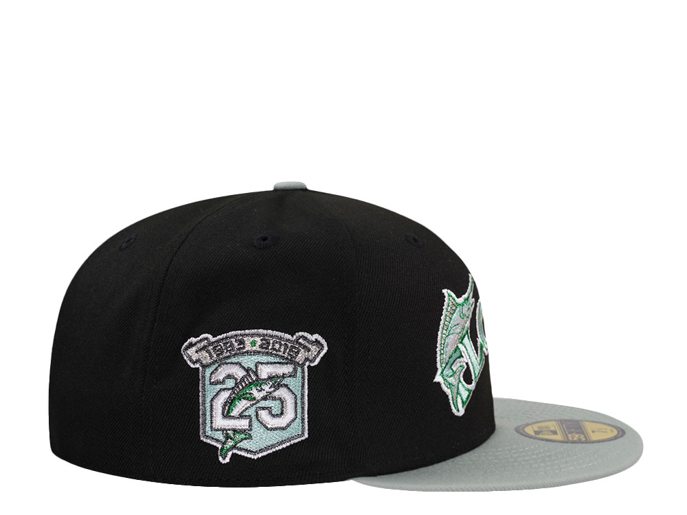 New Era Florida Marlins 25th Anniversary Black Everest Two Tone Edition 59Fifty Fitted Hat
