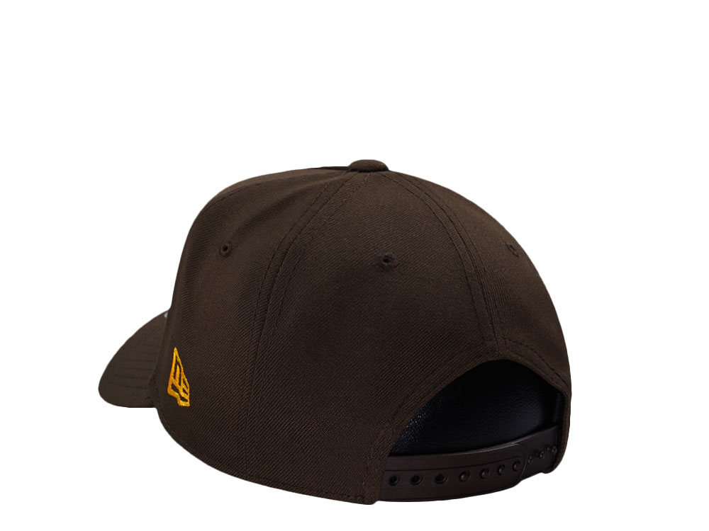 New Era Boston Bruins 100th Anniversary Walnut Prime Edition 9Forty A Frame Snapback Hat