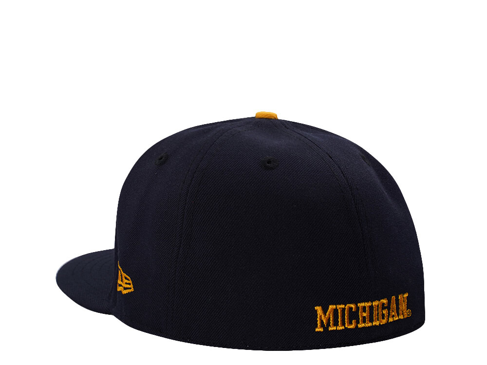 New Era Michigan Wolverines Navy Prime Edition 59Fifty Fitted Hat