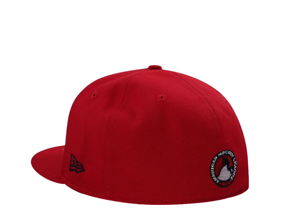 New Era Rockford Icehogs 90th Anniversary Scarlet Prime Edition 59Fifty Fitted Hat