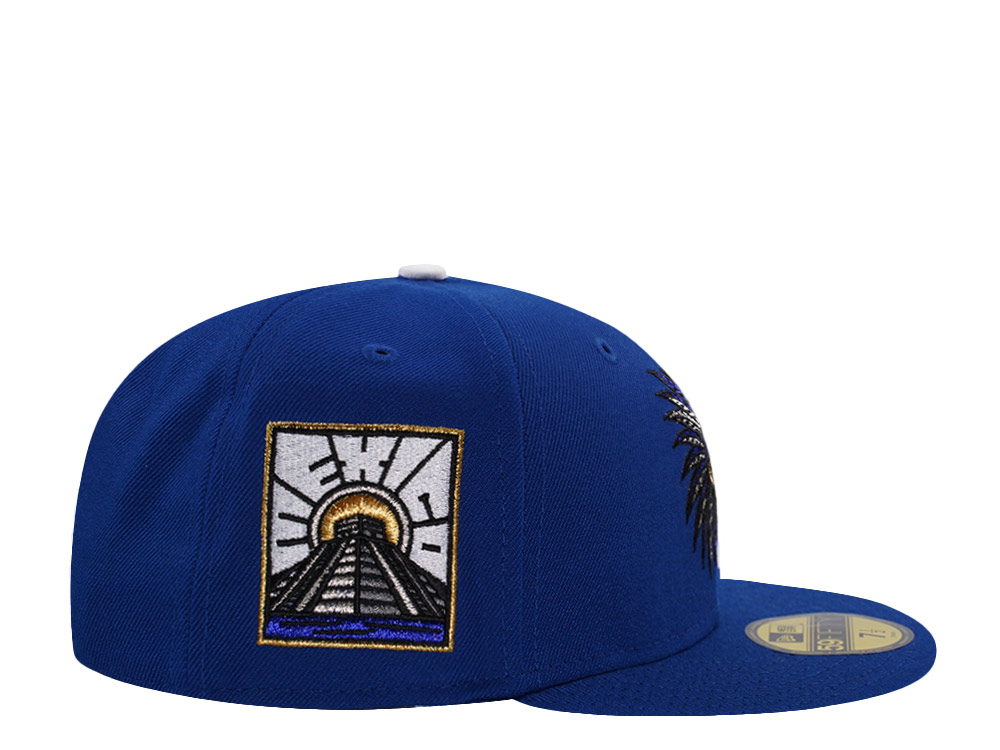 New Era Mexico Warrior Royal Blue Prime Edition 59Fifty Fitted Hat