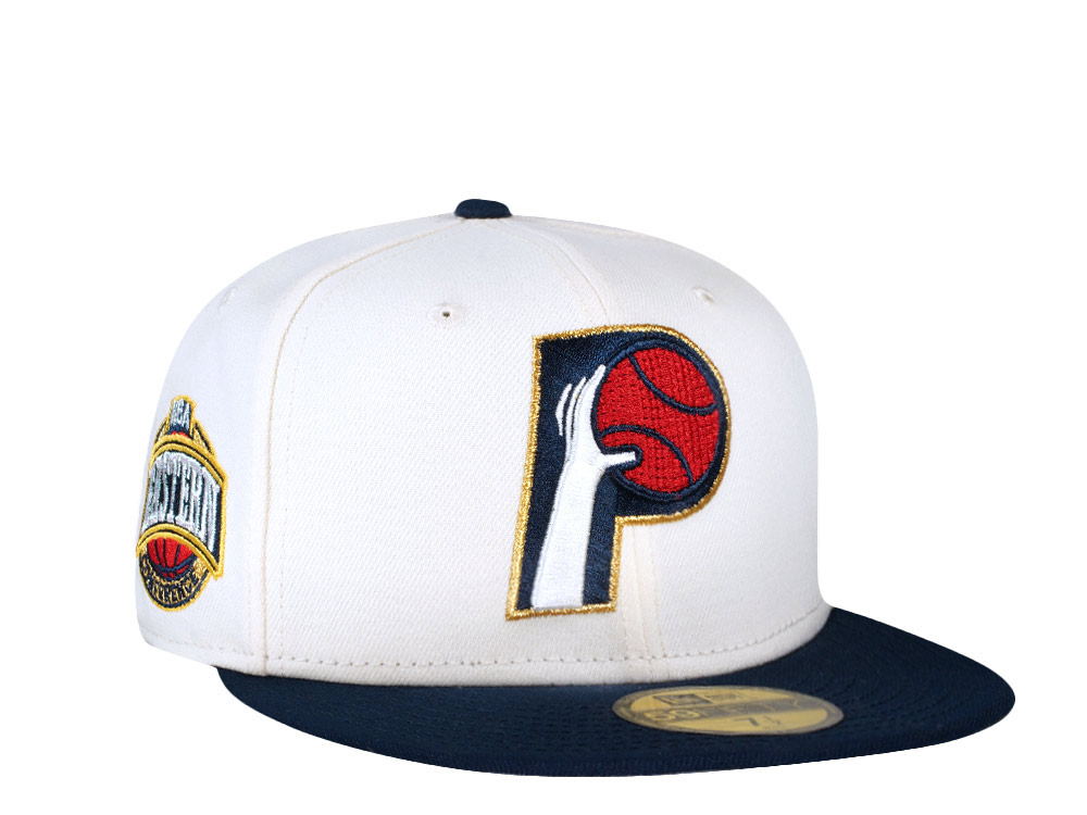 New Era Indiana Pacers NBA Eastern Conference Chrome Two Tone Edition 59Fifty Fitted Hat