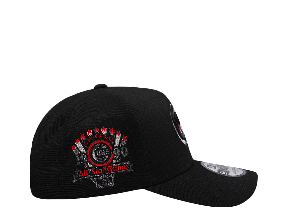 New Era Chicago Cubs All Star Game 1990 Black Prime Edition 9Forty A Frame Snapback Hat