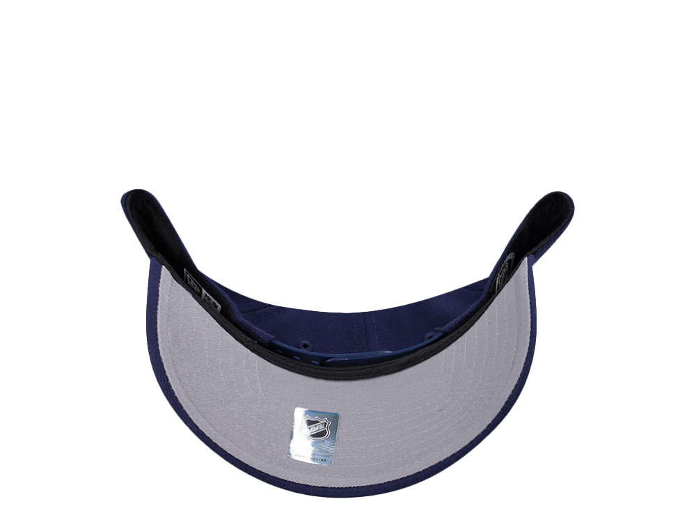 New Era Columbus Blue Jackets Navy Classic 9Forty Strapback Hat