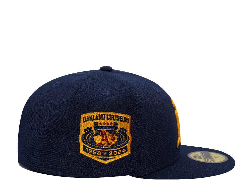 New Era Oakland Athletics Oakland Coliseum Ocean Blue Prime Edition 59Fifty Fitted Hat