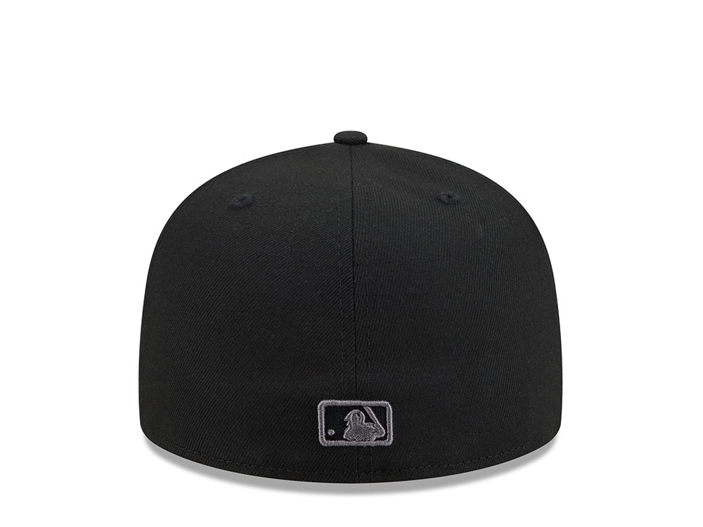 New Era Houston Astros Color Basic Black 59Fifty Fitted Hat