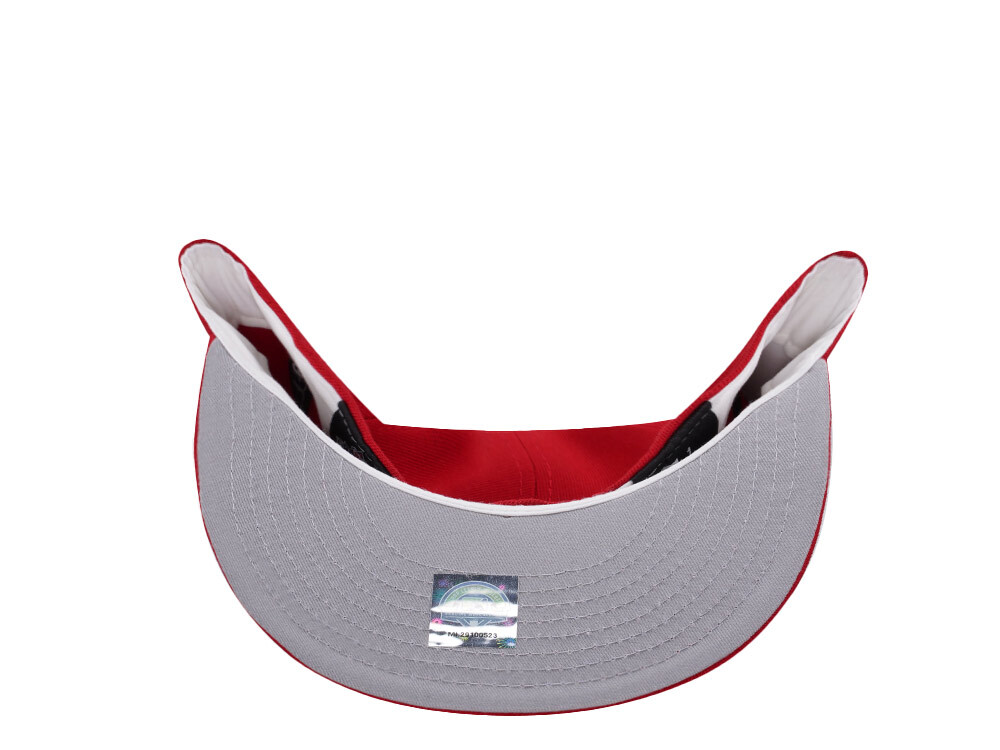 New Era Modesto Athletics Scarlet Prime Edition 59Fifty Fitted Hat