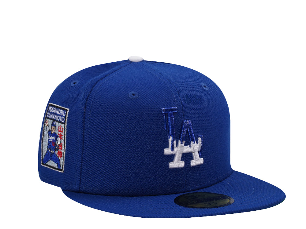 New Era Los Angeles Dodgers Yamamoto Royal Blue Prime Edition 59Fifty Fitted Hat
