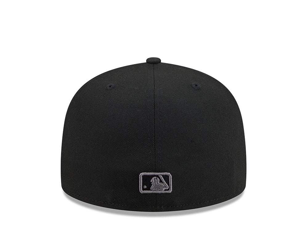New Era Los Angeles Dodgers Color Basic Black 59Fifty Fitted Hat