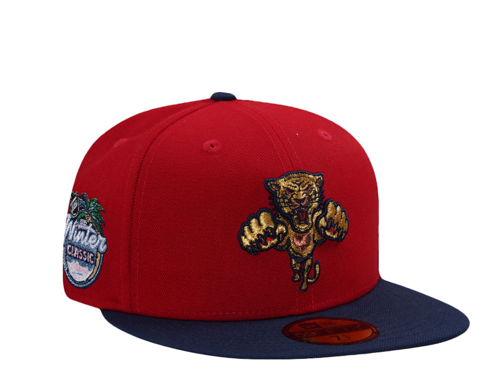 New Era Florida Panthers Winter Classic 2026 Scarlet Two Tone Edition 59Fifty Fitted Hat