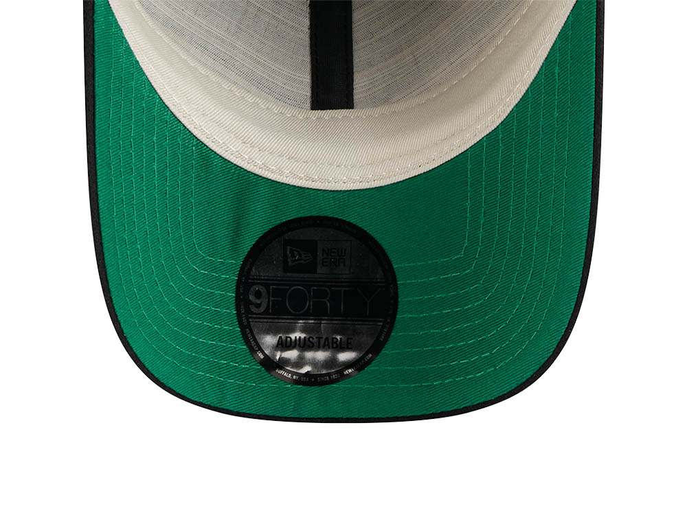 New Era Kansas City Monarchs Fear of God Black 9Forty Velcro Snapback Hat