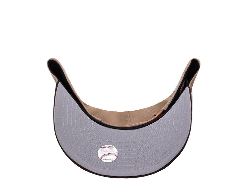 New Era Los Angeles Dodgers Back to Back Camel Two Tone Edition 9Fifty A Frame Snapback Hat