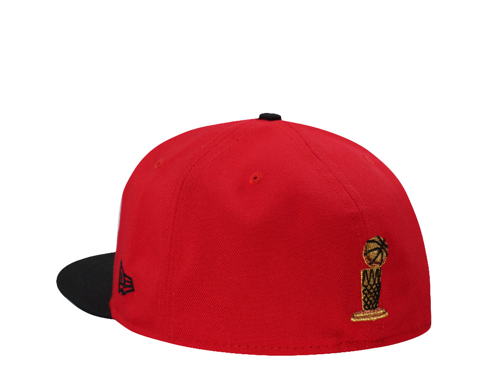 New Era Chicago Bulls NBA Champions 1996 Red Throwback Edition 59Fifty Fitted Hat
