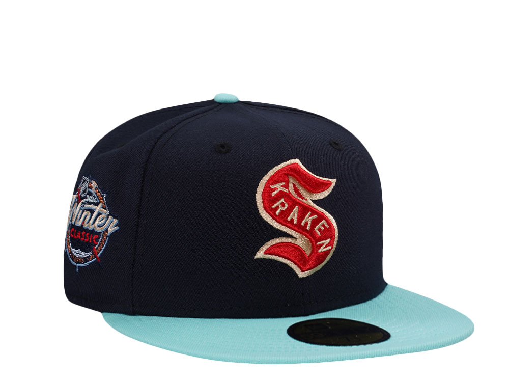 New Era Seattle Kraken Winter Classic 2024 Prime Two Tone Edition 59Fifty Fitted Hat