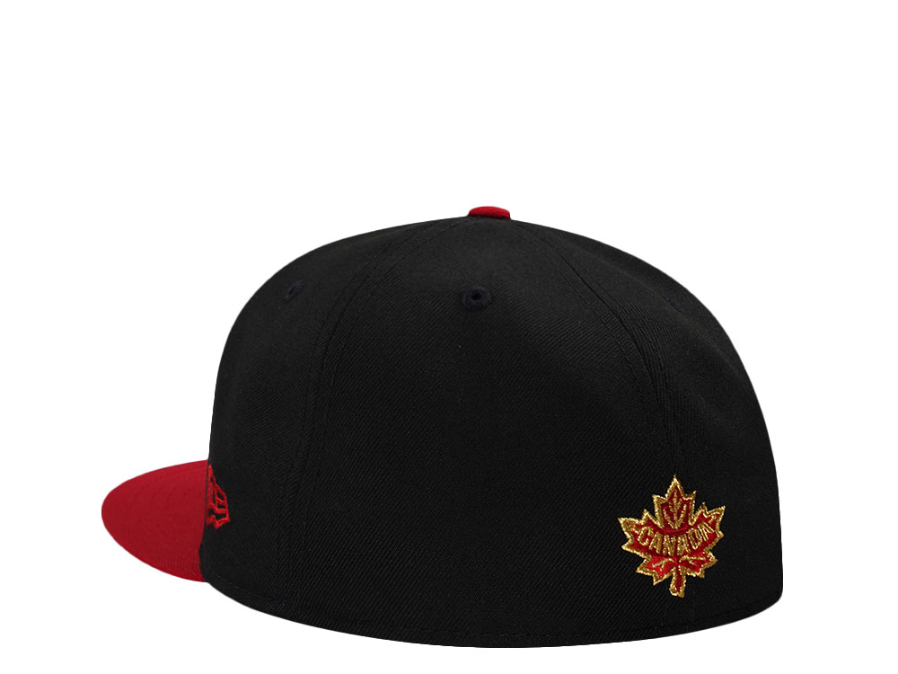 New Era Team Canada 4 Nations Champions Black Two Tone Edition 59Fifty Fitted Hat