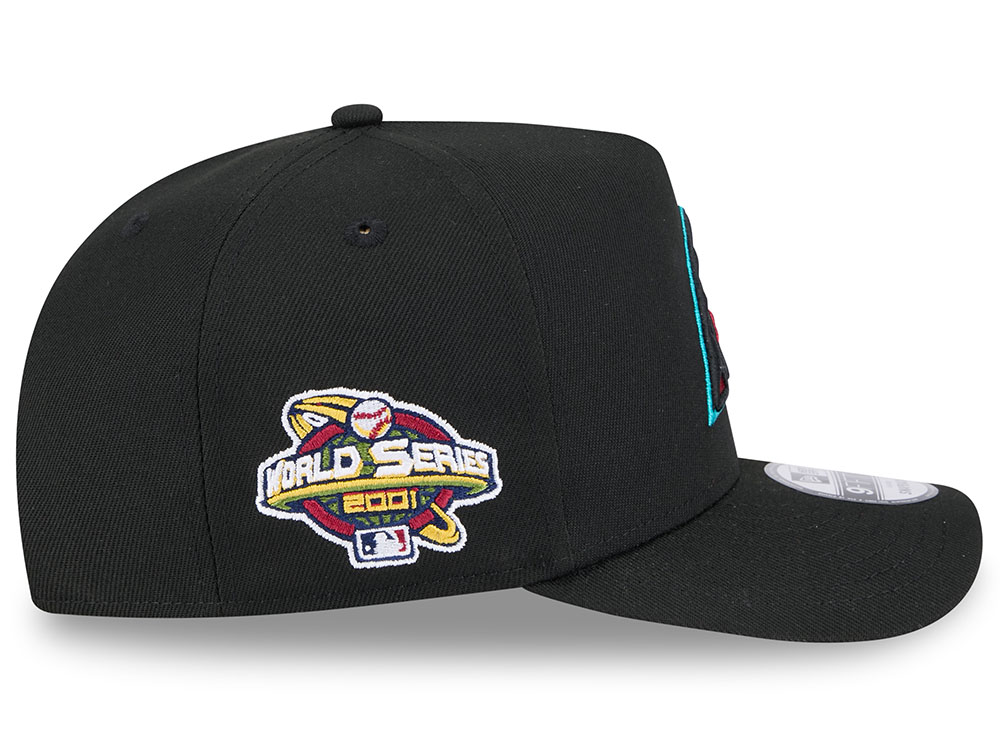 New Era Arizona Diamondbacks World Series 2001 Black 9Fifty A Frame Snapback Hat