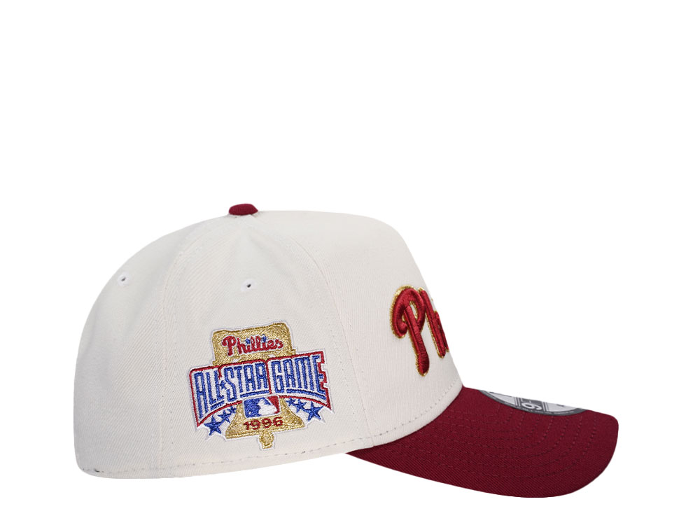 New Era Philadelphia Phillies All Star Game 1996 Chrome Gold Two Tone 9Forty A Frame Snapback Hat