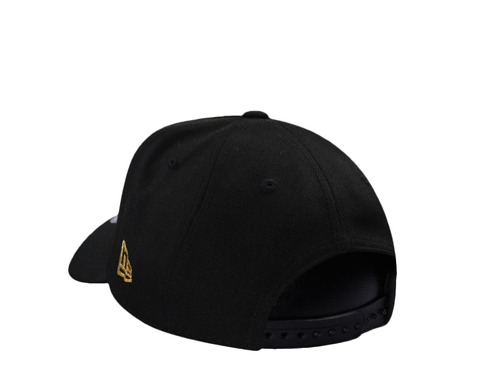 New Era Chicago Blackhawks Stadium Patch Black Prime Edition 9Forty A Frame Snapback Hat