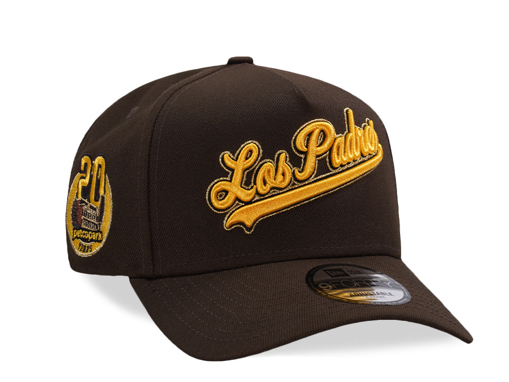New Era San Diego Padres 20th Anniversary Wallnut Prime Edition 9Forty A Frame Snapback Hat