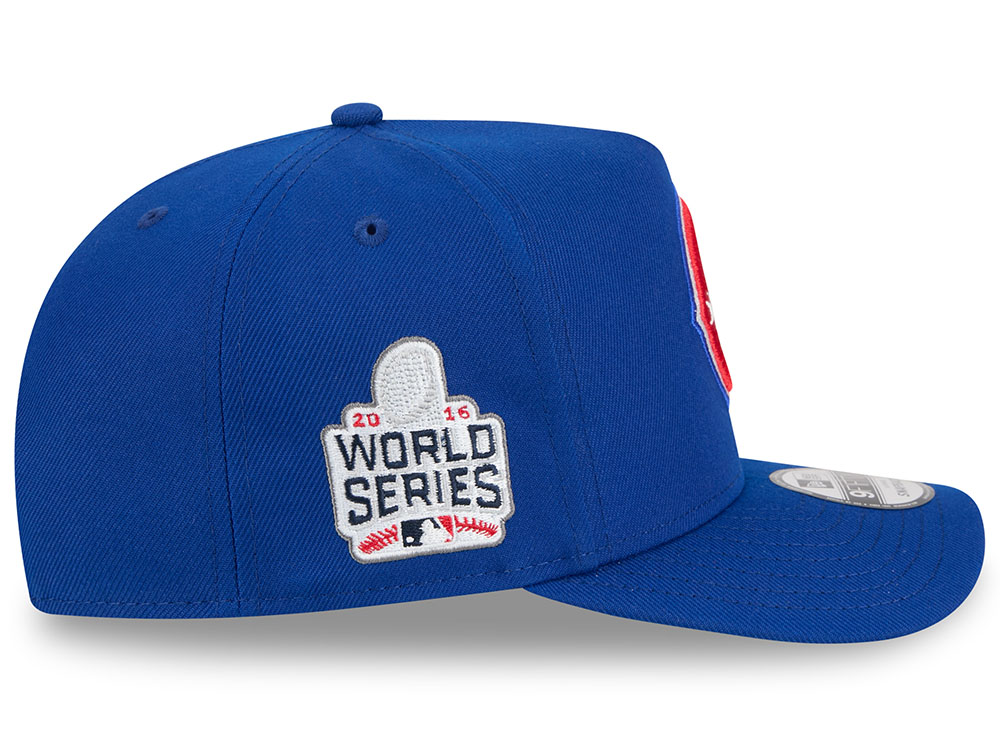 New Era Chicago Cubs World Series 2016 Blue 9Fifty A-Frame Snapback Hat