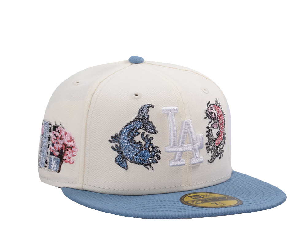 New Era Los Angeles Dodgers Tokyo Series 2025 Chrome Two Tone Edition 59Fifty Fitted Hat