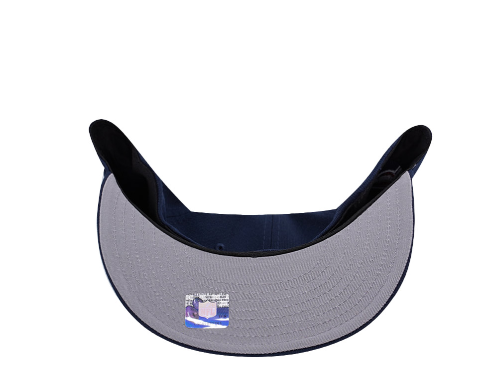 New Era Tennessee Titans 10th Anniversary Ocean Blue Prime Edition 59Fifty Fitted Hat