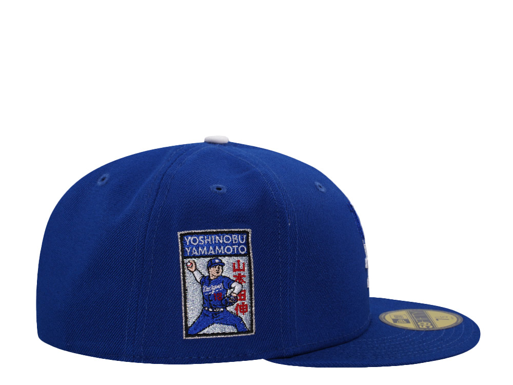 New Era Los Angeles Dodgers Yamamoto Royal Blue Prime Edition 59Fifty Fitted Hat