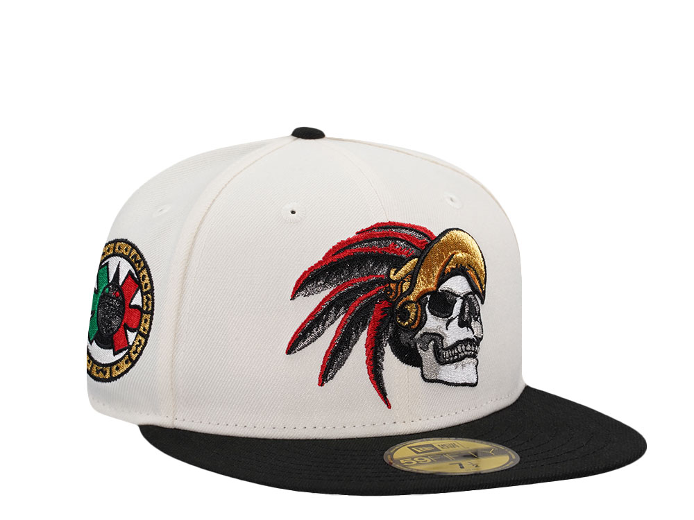 New Era Mexico Aztec Skull Warrior Chrome Two Tone Edition  display picture 1