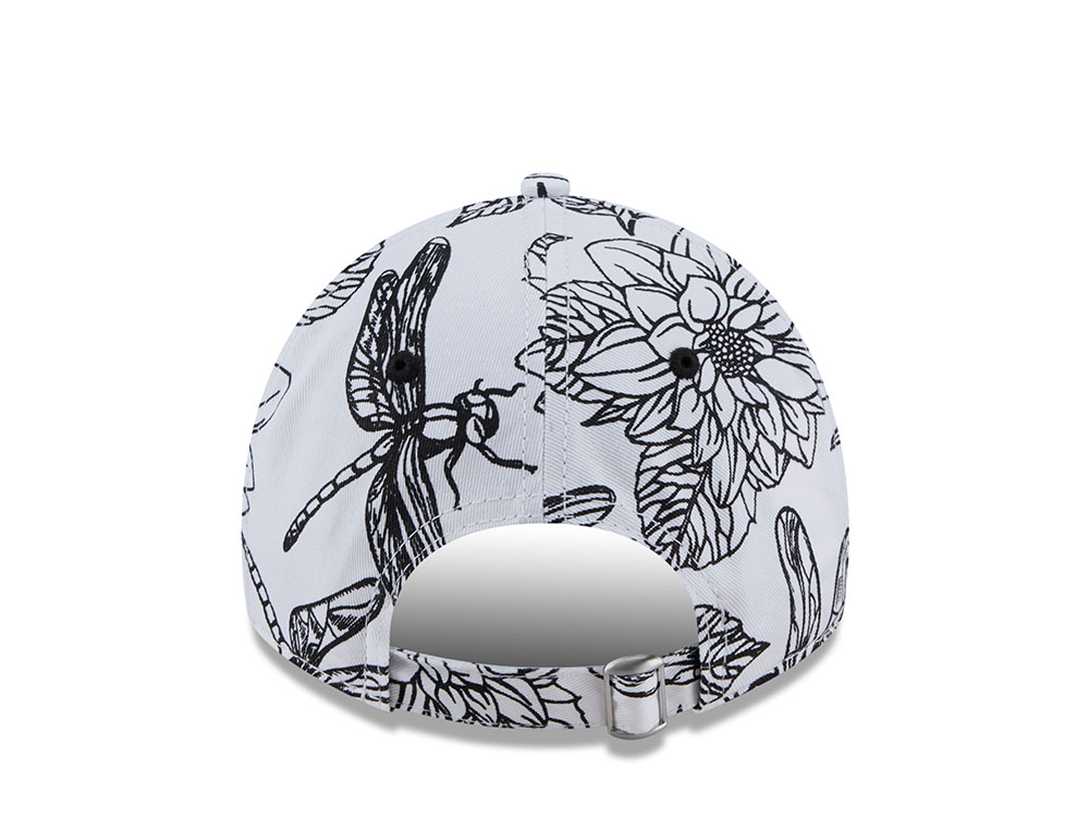 New Era Pittsburgh Pirates Woman Floral Stitch White 9Twenty Strapback Hat