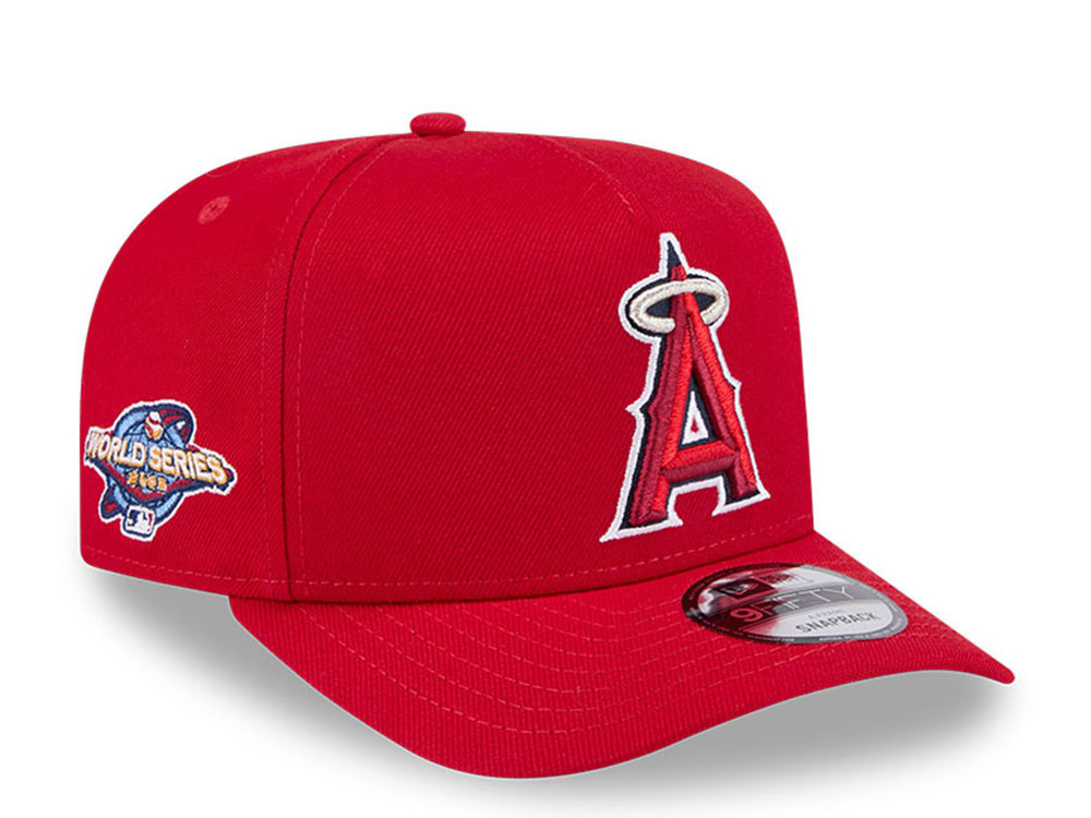 New Era Los Angeles Angels World Series 2002 Red 9Fifty A Frame Snapback Hat