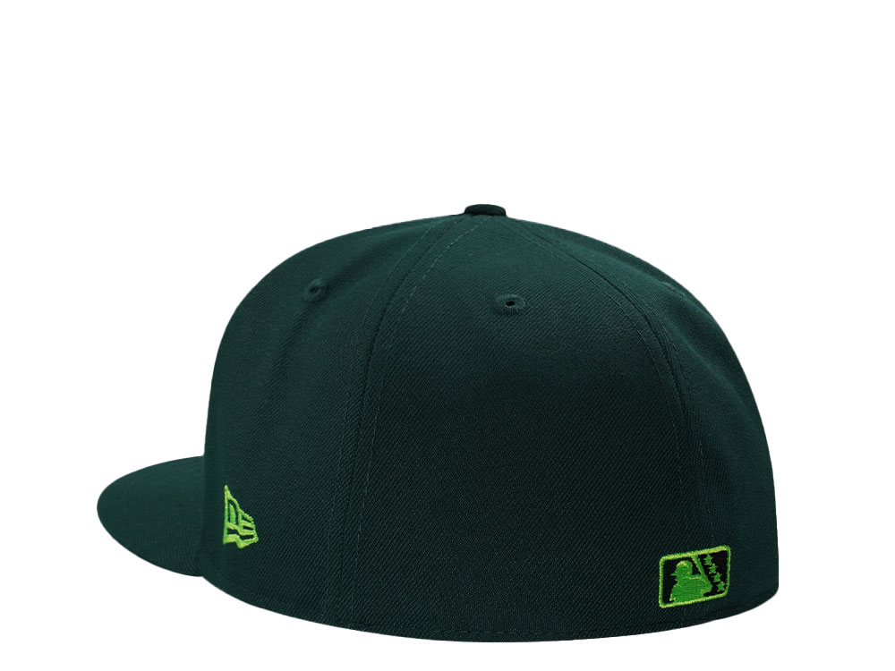 New Era Las Vegas 51s 35 Seasons Dark Green Neon Edition 59Fifty Fitted Hat