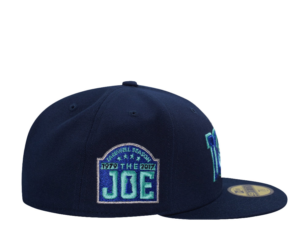 New Era Detroit Red Wings The Joe 100th Anniversary Ocean Blue Prime Edition 59Fifty Fitted Hat