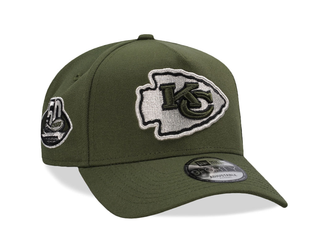 New Era Kansas City Chiefs Super Bowl 50 Rifle Realtree Edition 9Forty A Frame Snapback Hat