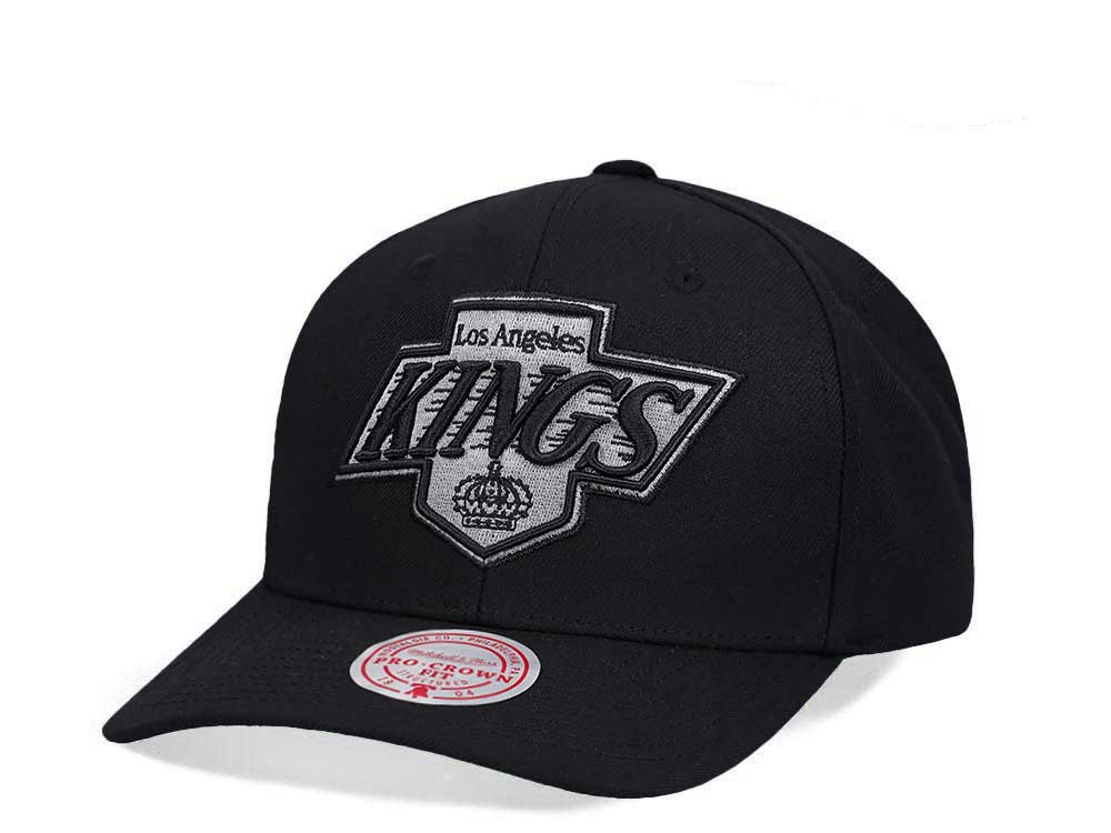 Mitchell & Ness Los Angeles Kings Team Ground 2.0 Pro Black Snapback Hat