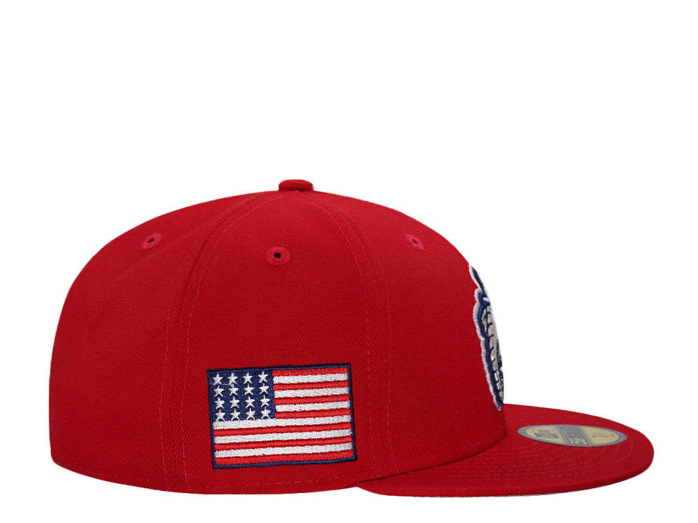 New Era New Hampshire Fisher Cats Red Edition 59Fifty Fitted Hat