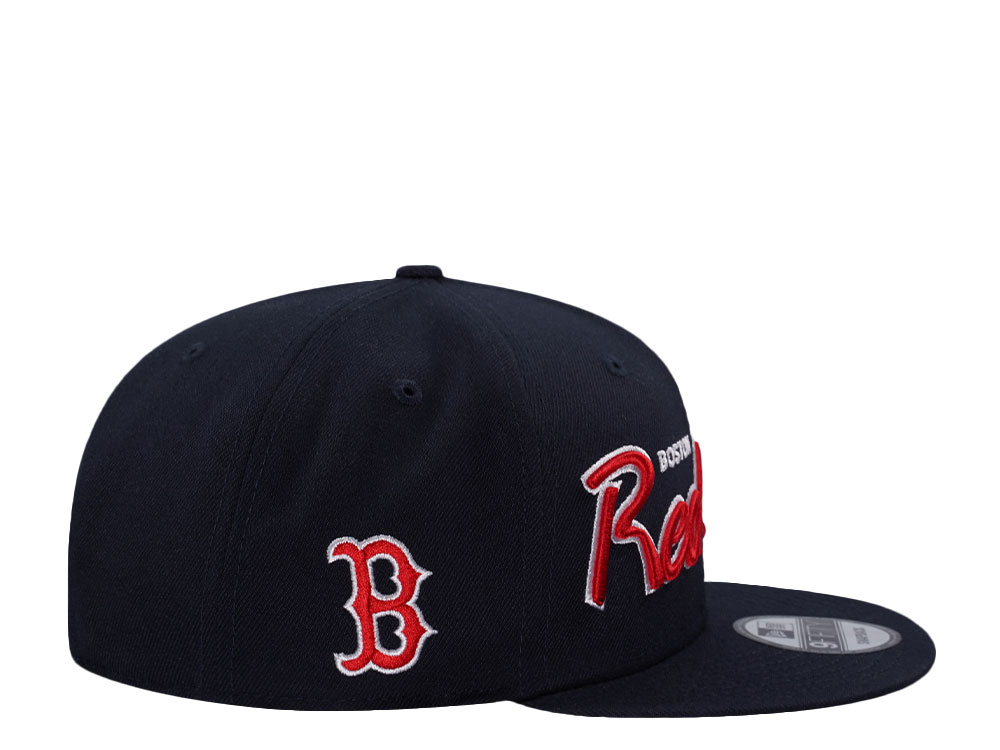 New Era Boston Red Sox Wordmark 9Fifty Snapback Hat