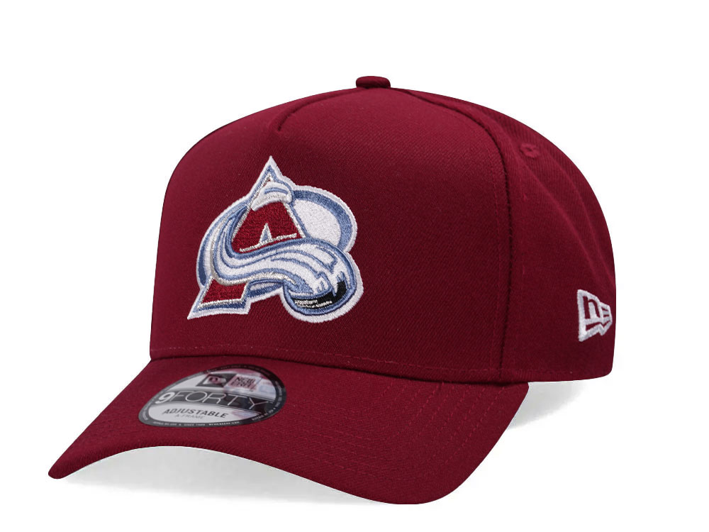 New Era Colorado Avalanche Maroon Classic 9Forty Strapback Hat