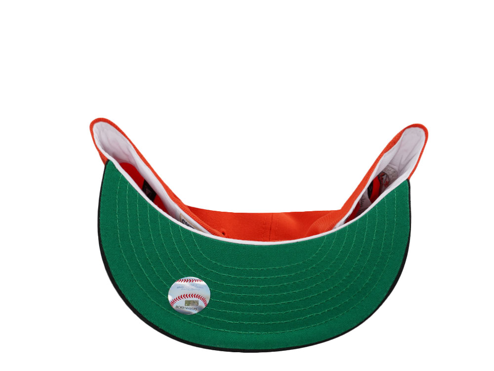 New Era San Francisco Giants Inaugural Season 2000 Orange Two Tone Edition 59Fifty Fitted Hat