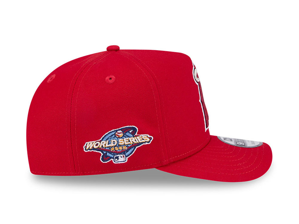New Era Los Angeles Angels World Series 2002 Red 9Fifty A Frame Snapback Hat