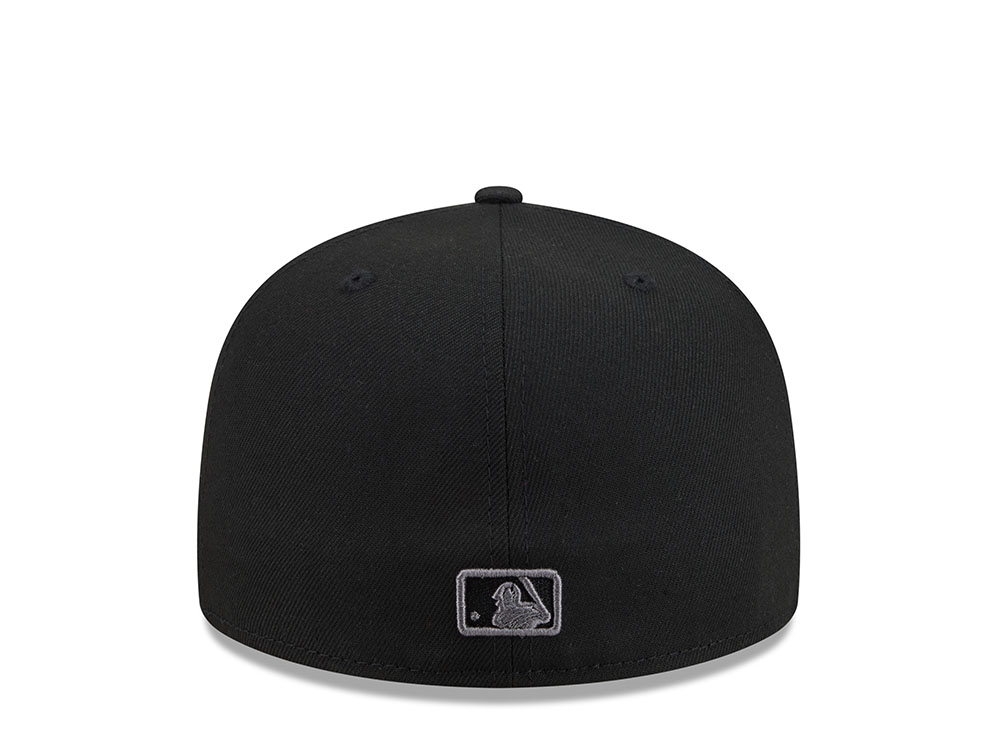 New Era Atlanta Braves Color Basic Black 59Fifty Fitted Hat