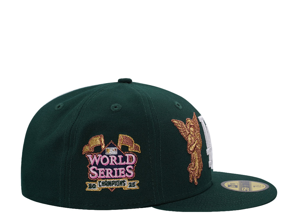 New Era Los Angeles Dodgers World Series 2025 Dark Green Prime Edition 59Fifty Fitted Hat