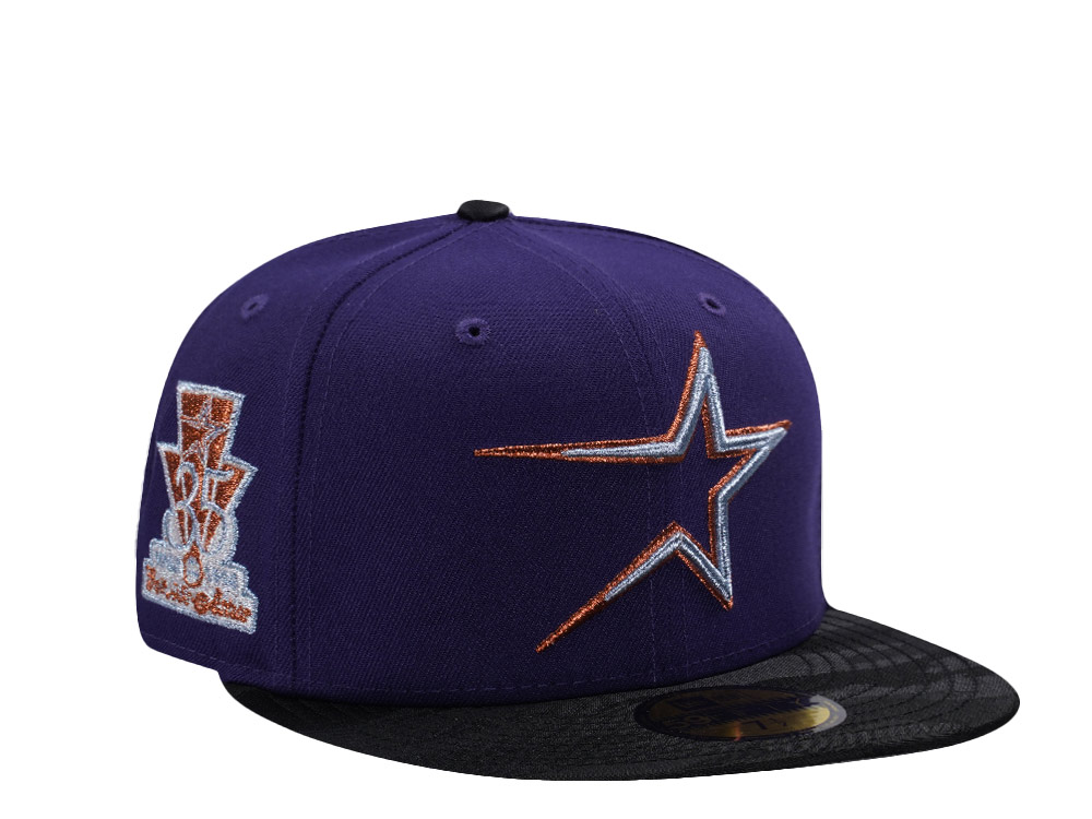New Era Houston Astros 35th Anniversary Purple Two Tone Edition 59Fifty Fitted Hat
