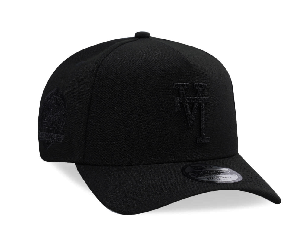 New Era Los Angeles Dodgers Black on Black Prime Edition 9Forty A Frame Snapback Hat