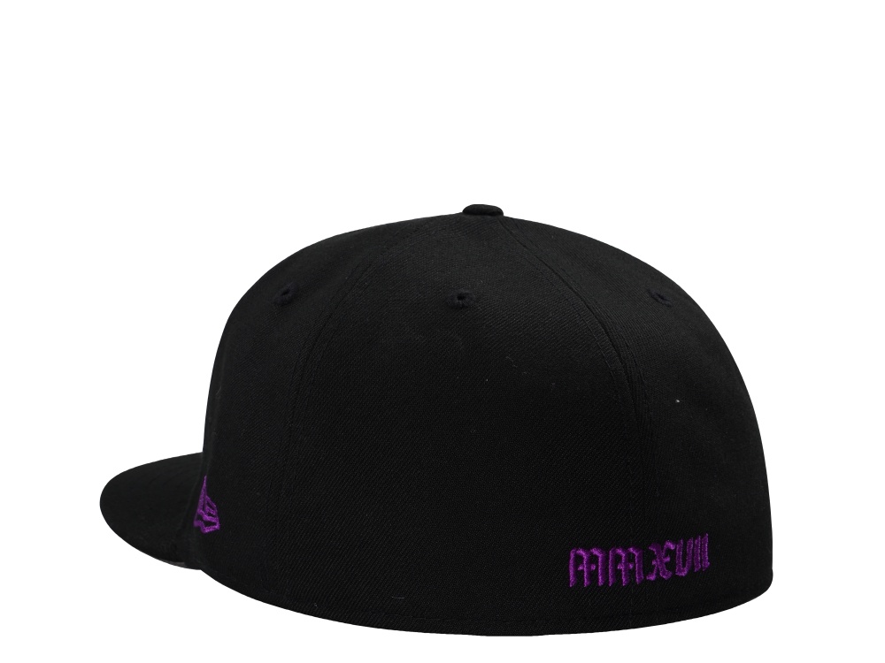 New Era Muertos Lady Black Prime Horror Edition 59Fifty Fitted Hat