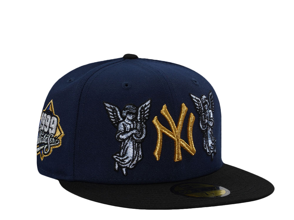 New Era New York Yankees World Series 1999 Angel Ocean Blue Two Tone Edition 59Fifty Fitted Hat