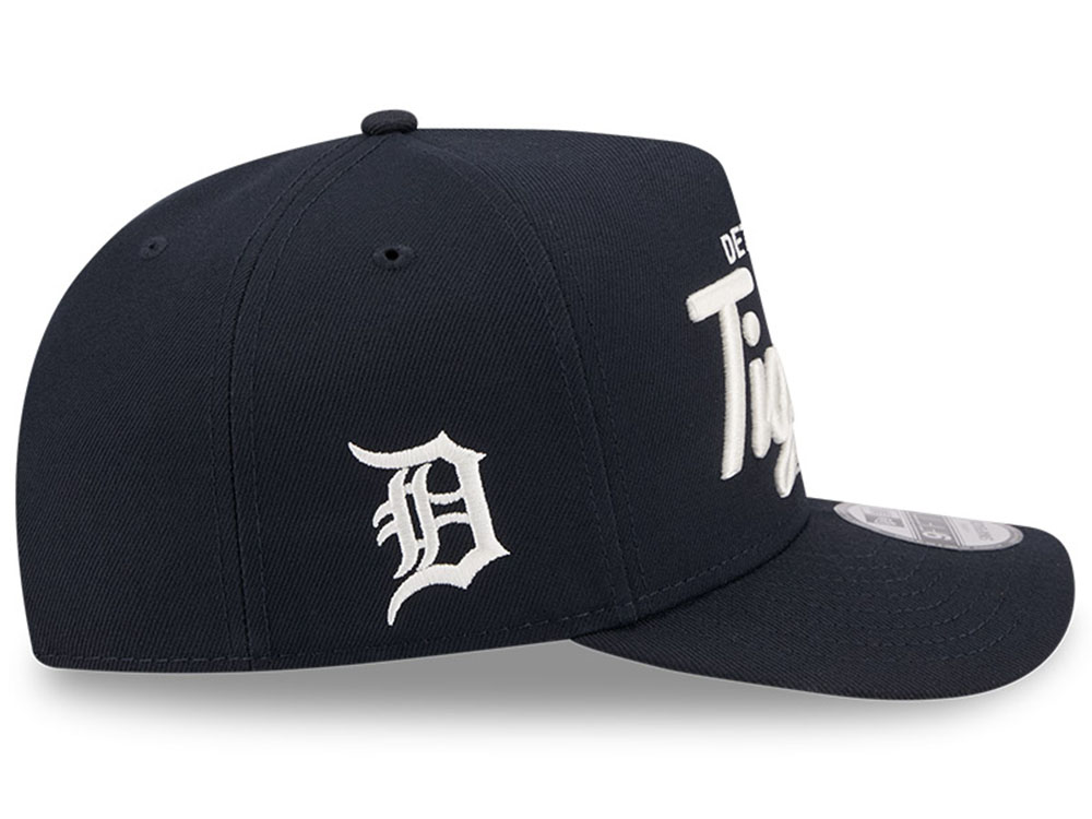 New Era Detroit Tigers Local Play Navy 9Fifty A Frame Snapback Hat