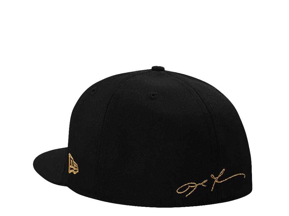 New Era Philadelphia 76ers 60th Anniversary Allen Iverson Black Prime Edition 59Fifty Fitted Hat