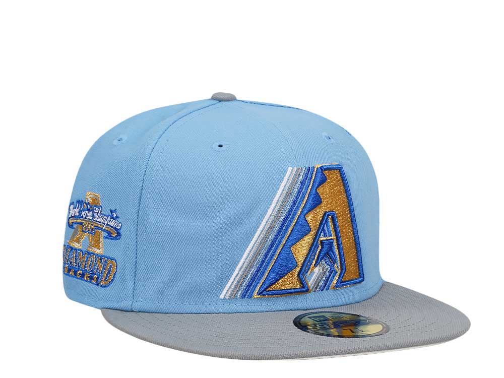 New Era Arizona Diamondbacks World Series Champions Sky Gold Two Tone Edition 59Fifty Fitted Hat